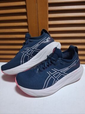 Asics Gel-Nimbus 25 French Blue/Lilac Hint (1012B356) Women's Running Shoe Sz 8